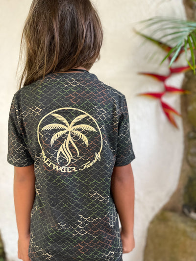 T-shirt garçon "Tahitian x Army"